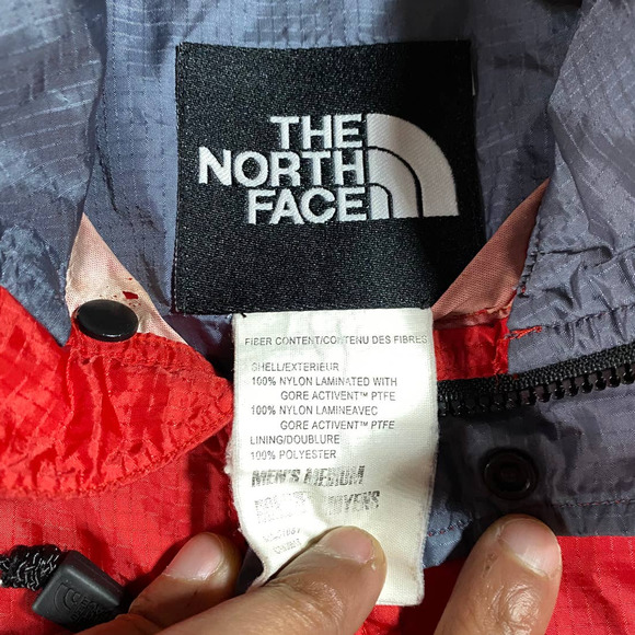 The North Face Gore Activent Red Jacket Men's M Gorpcore - Picture 4 of 9